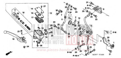 FR. BRAKE MASTER CYLINDER NT700V6 de 2006